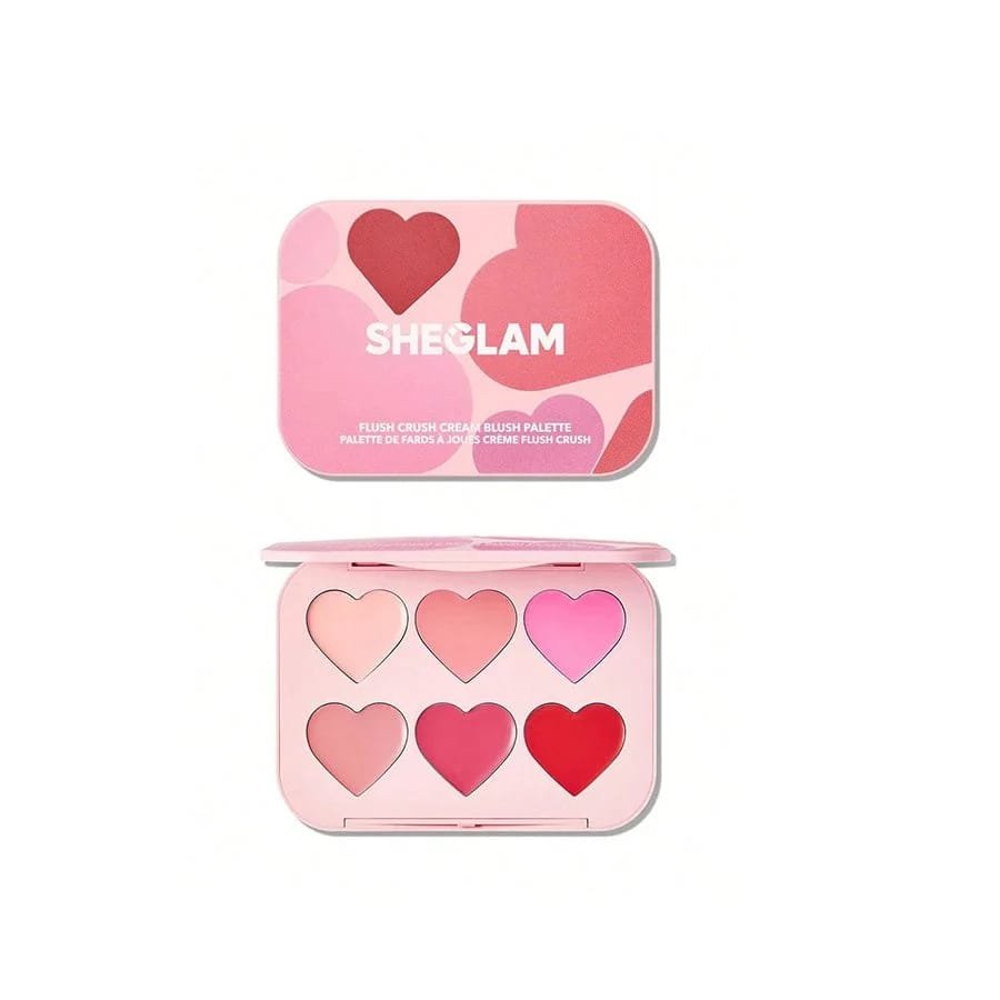 SHEGLAM Flush Crush Cream Blush Palette — "باليت أحمر الخدود الكريمي فلَش كراش من شيجلام"