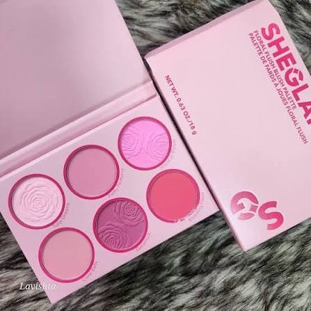 باليت أحمر الخدود فلورال فلاش من شيجلام – "SHEGLAM Floral Flush Blush Palette"