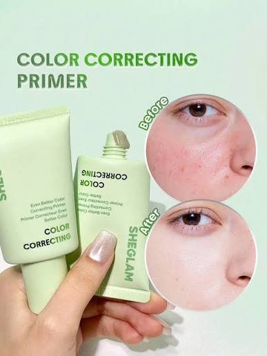 SHEGLAM Even Better Color Correcting Primer - Green"برايمر إيفن بيتر الأخضر لتصحيح ألوان البشرة وتوحيدها من شيجلام"