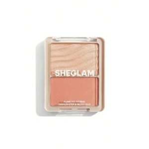 SHEGLAM Glam 101 Hybrid Highlighter & Blush Duo —"ثنائي أحمر الخدود والهايلايتر جلام 101 من شيجلام"