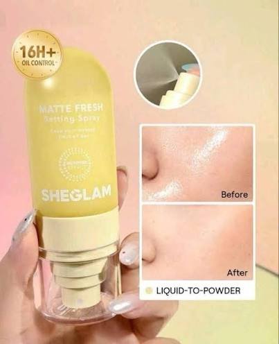 مثبت المكياج شي جلام مات فريش "SHEGLAM Matte Fresh Setting Spray" 7 مثبت المكياج شي جلام مات فريش "SHEGLAM Matte Fresh Setting Spray" - الصورة 4