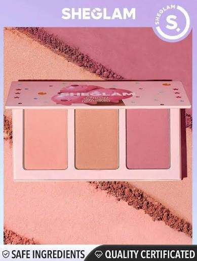 باليت أحمر الخدود الثلاثي سويت تشيكس من شيجلام – "SHEGLAM Sweet Cheeks Blush Trio Palette"