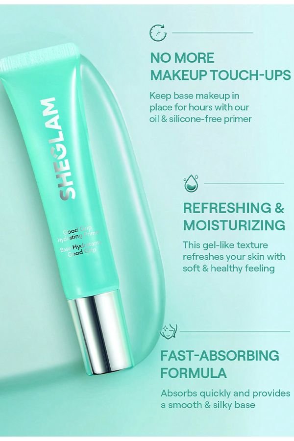 SHEGLAM Good Grip Hydrating Primer "برايمر جود جريب المرطب والمثبت للمكياج من شيجلام" 7 SHEGLAM Good Grip Hydrating Primer "برايمر جود جريب المرطب والمثبت للمكياج من شيجلام" - الصورة 4